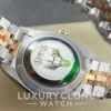 Rolex Date Just 126331 Chocolate Brown Back Case
