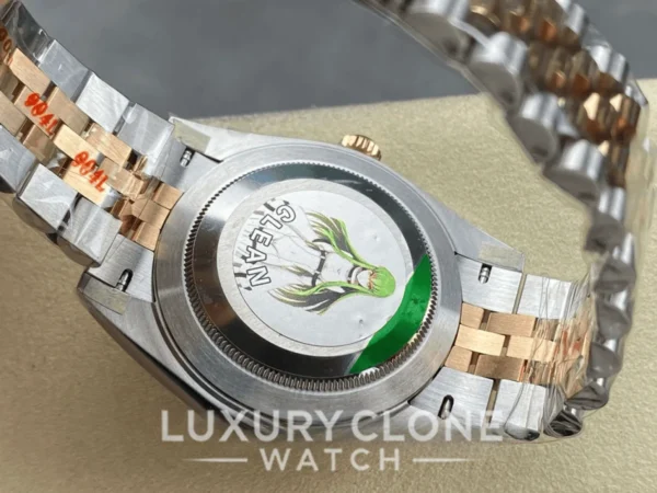 Rolex Date Just 126331 Chocolate Brown Back Case