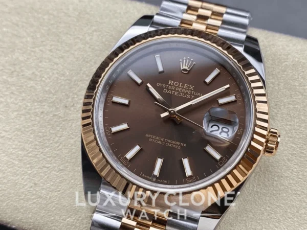 Rolex Date Just 126331 Chocolate Brown Dial