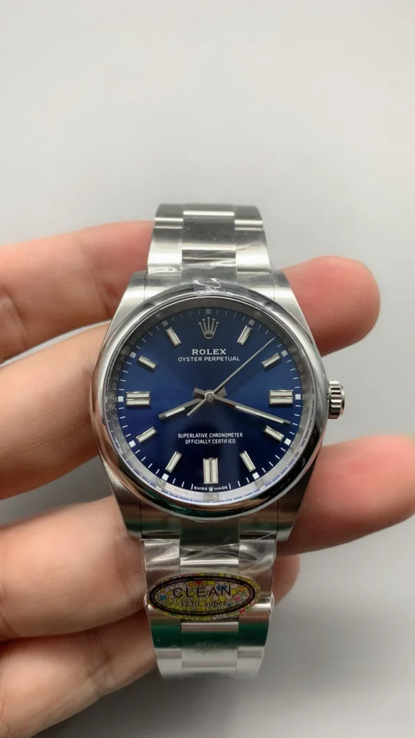 Clean, 36mm Perpetual Blue, 3230, 6183N1K9