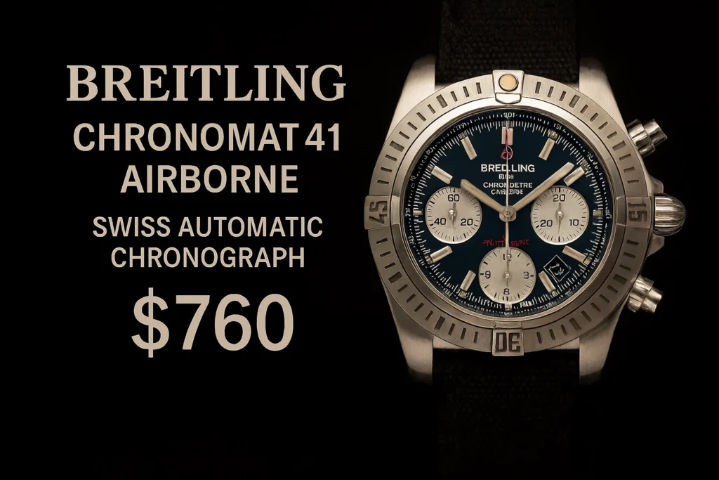 Breitling Chronomat 41 Airborne Super Clone Under $1000