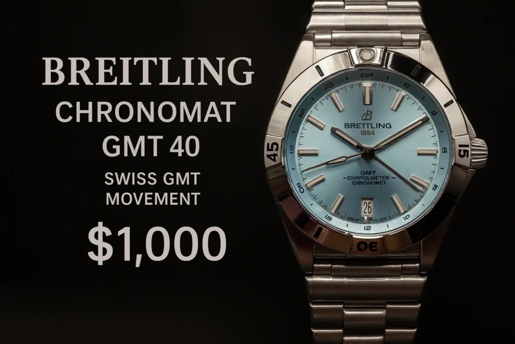 Breitling Chronomat GMT 40 Super Clone under $1000