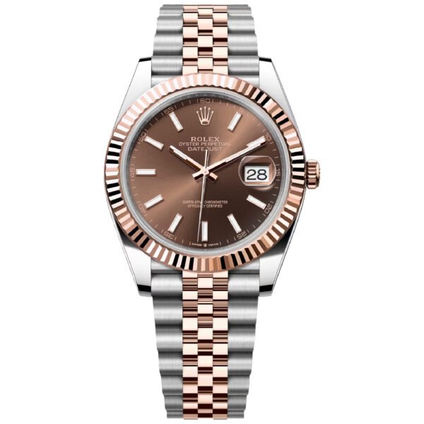 Rolex Date Just 126331 Chocolate Brown Dial Super Clone