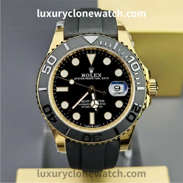 Rolex-Super-Clone-Watches-11-Yacht-Master-18k-Gold-226658-3235-Movement
