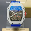 Richard Mille RM 67-02 White Carbon Tourbillon Blue Strap Super Clone